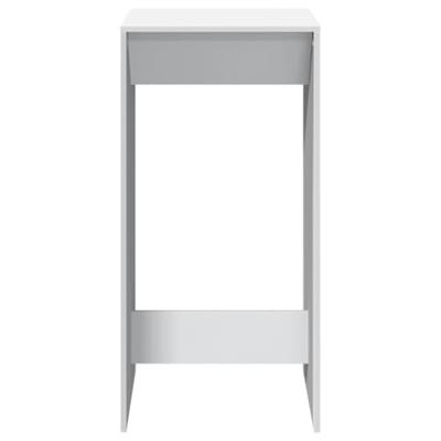 Bartafel 51x50x103,5 cm bewerkt hout wit Bartafel 51x50x103,5 cm bewerkt hout wit