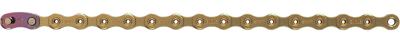 SRAM chain xx1 eagle hollow pin 12-speed includes powerlock 126 glides gold