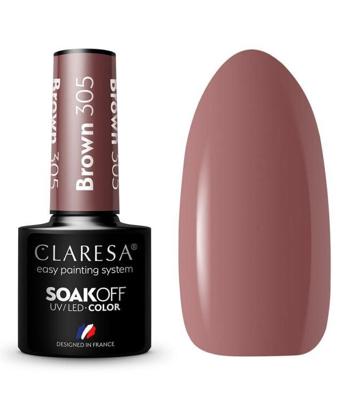 Claresa uv/led gellak 5ml brown 305 classic look