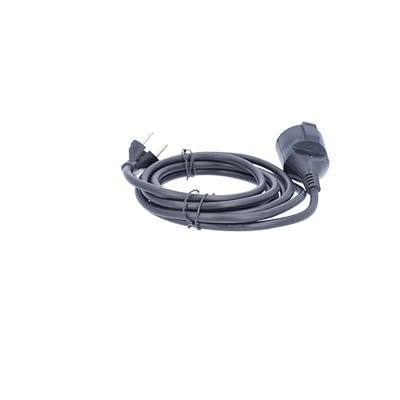 AS Schwabe 50312 Stroom Verlengkabel Zwart 3.00 m H05VV-F 3G 1,5 mm²