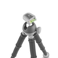 JOBY PodZilla Large, Treppiede Flessibile con Testa a Sfera, dai Creatori del GorillaPod, Treppiede per Smartphone, Compatibile con iPhone, Fotocamere Mirrorless Compatte, Dispositivi max 2,5kg,Grigio - thumbnail
