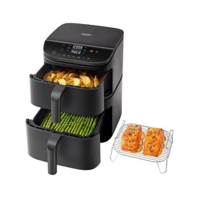 COSORI Turbo Tower Chef Edition Airfryer - 10,8L Capaciteit - 2 Tanks - 6 Programma's - 2630W - Zwart