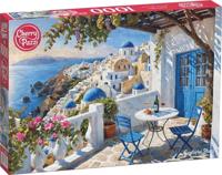 Santorini Blues Puzzel 1000 Stukjes - thumbnail