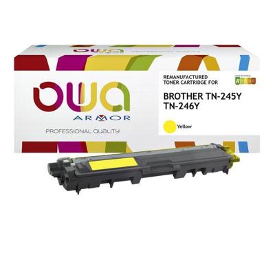 Toner OWA alternatief tbv Brother TN-245Y geel Toner OWA alternatief tbv Brother TN-245Y geel