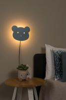 Lucide CHARLIE - Wandlamp Kinderkamer - LED Dimb. - 1x7W 2700K - Blauw - thumbnail