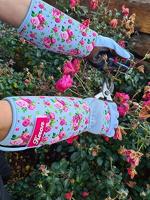 Keron Rozen brandnetelhandschoen mt8m rosegarden lange manchet - thumbnail