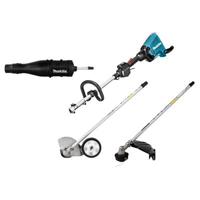 Makita DUX60ZX9 Accu Combisysteem + Kantensnijder, Bosmaaier & Bladblazer 2x18V Basic Body