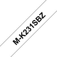 Brother Tape M-K231S ,MK231SBZ , ,N/A , M niet gelamineerd - thumbnail