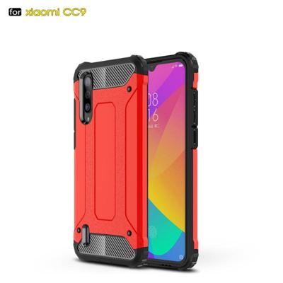 Magic Armor TPU + PC combinatie geval voor Redmi Xiamo CC9 (rood) Magic Armor TPU + PC combinatie geval voor Redmi Xiamo CC9 (rood)