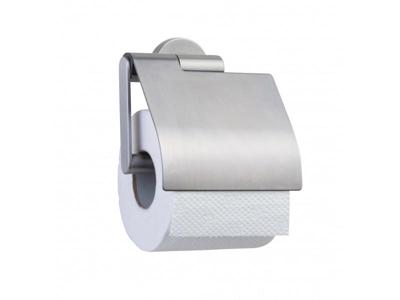 Toiletrolhouder Tiger Boston Met klep RVS Geborsteld - thumbnail