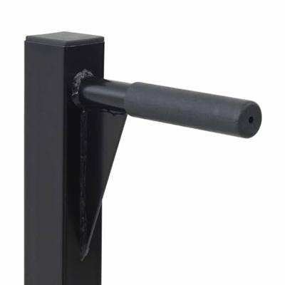 VidaXL Dip station zwart 103.5 x 66.5 x 121.5 cm gepoedercoat staal VidaXL Dip station zwart 103.5 x 66.5 x 121.5 cm gepoedercoat staal