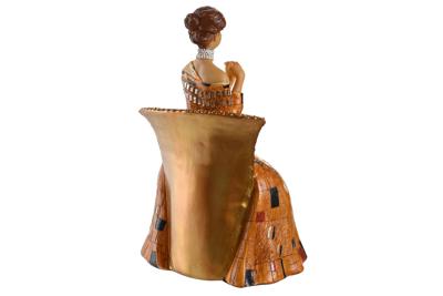 Decoratieve figuren DKD Home Decor Geel Hars (21,5 x 18,5 x 31 cm)