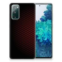 Samsung Galaxy S20 FE | TPU bumper | Geruit Rood - thumbnail