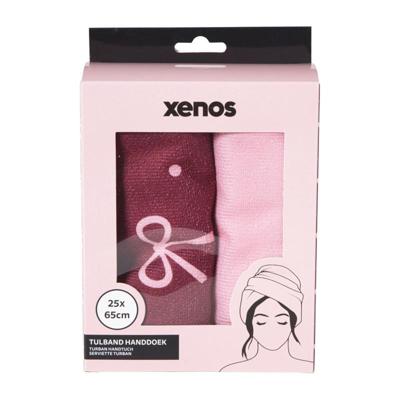 Handdoek tulband - strikjes - set van 2 Handdoek tulband - strikjes - set van 2