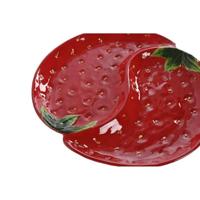 Schotel Home ESPRIT Rood Keramiek 32 x 31 x 3,5 cm - thumbnail