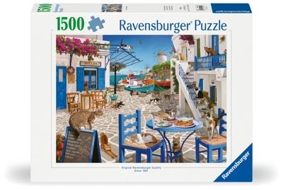 Ravensburger legpuzzel katten van mykonos - 1500st.