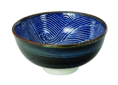 Japans porseleinen kom - Seigaiha - 300ml - 11.8 x 5.5cm Japans porseleinen kom - Seigaiha - 300ml - 11.8 x 5.5cm