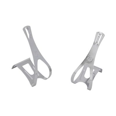 CONTEC toeclips "track" ct pedal clips track niro silver 2pcs
