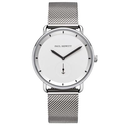 Paul Hewitt PH Breakwater White SS Mesh Strap SS 42mm PH-BW-S-W-4M