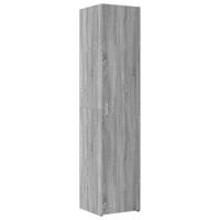 Hoge kast 40x42,5x185 cm bewerkt hout grijs sonoma eikenkleur - thumbnail