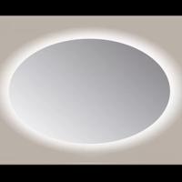 Spiegel Sanicare Q-Mirrors 100x70 cm Ovaal Met Rondom LED Cold White en Afstandsbediening incl. ophangmateriaal Sanicare - thumbnail