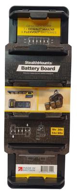 Stealthmounts Batterijhouder voor DeWalt 20v XR | Zwart - BD-DW20-1 Stealthmounts Batterijhouder voor DeWalt 20v XR | Zwart - BD-DW20-1
