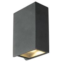 SLV Quad 2 XL 232445 LED-buitenlamp (wand) 6.4 W Antraciet - thumbnail