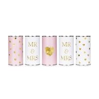 Trouwblikken Mr And Mrs (5st) - thumbnail