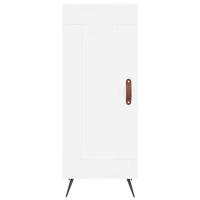 Dressoir 34,5x34x90 cm bewerkt hout wit - thumbnail