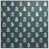 Vaessen Creative • embossing folder spookjes 15x15cm 1st. - thumbnail