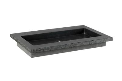 Wastafel Forzalaqua Nova Doppio Gezoet & Gefrijnd 80.5x51.5x9.5 cm Zonder Kraangaten Wastafel Forzalaqua Nova Doppio Gezoet & Gefrijnd 80.5x51.5x9.5 cm Zonder Kraangaten