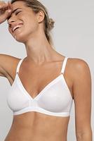Niet voorgevormde Bh zonder beugel - Tiffany - Bralette met sluiting - Katoen - thumbnail