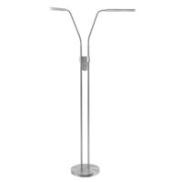 Highlight Vloerlamp Murcia 2 lichts H 145 cm mat chroom - thumbnail