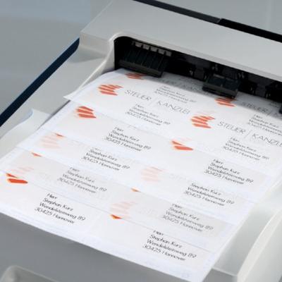 Etiket Avery Zweckform L7769-40 99.1x139mm hoogglans wit 160stuks