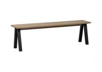 WOOOD Eetkamerbank 'Tablo' Eikenhout, 160cm - thumbnail