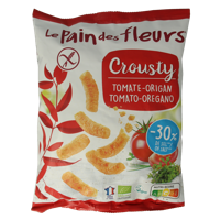 Chips gepoft tomaat basilicum glutenvrij bio vegan 75 Gram - thumbnail