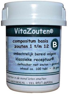 Vitazouten Compositum basis 1 t/m 12 120 Tabletten Vitazouten Compositum basis 1 t/m 12 120 Tabletten