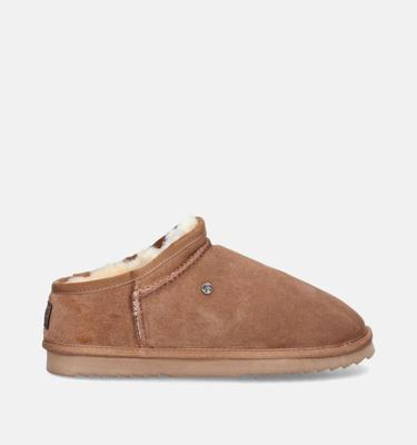Warmbat Pantoffels Conner CNR421025 Cognac Bruin-41 maat 41