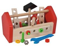 Eichhorn houten gereedschapskist - thumbnail