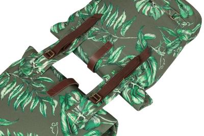 fietstas dubbel Ever-Green thyme groen 28-32L