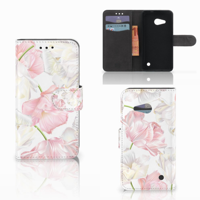 Microsoft Lumia 550 Hoesje Lovely Flowers - thumbnail