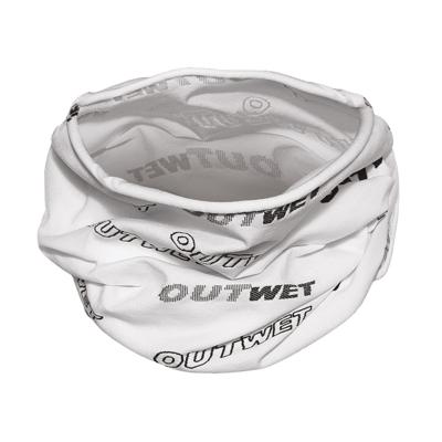 Outwet buff/sjaal wit ow/neck uni size