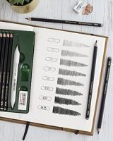 Faber Castell Grafietpotlood Pitt Mat set van 4 - thumbnail