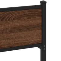 Bedframe zonder matras bewerkt hout bruin eikenkleur 120x200 cm - thumbnail