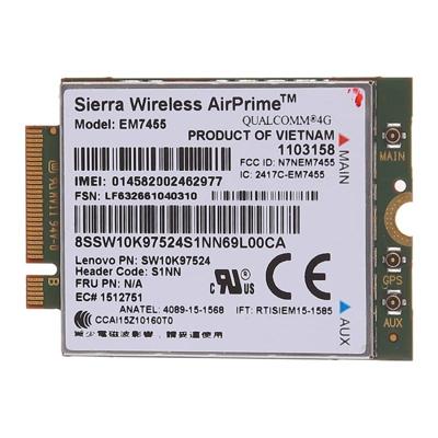 EM7455 Sierra Wireless FDD/TDD LTE Cat6 4G module 4G-kaart voor Lenovo laptop ThinkPad P50 P50S P40 yoga L460 T460 T460P T460S