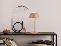 Trio Oplaadbaar tafellampjeRicardo koffiebruin - R54106165 - thumbnail