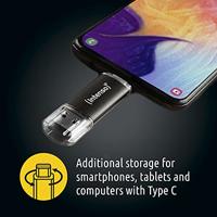 Intenso Twist Line USB-stick 32 GB Antraciet 3539480 USB-A, USB-C, USB-A 3.2 Gen 1 - thumbnail