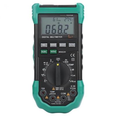 BSIDE MS8229 Digital Multimeter LUX Noise Meter Temperature Humidity Tester
