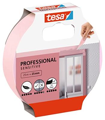 tesa PRECISION SENSITIVE 56260-00000-03 Maskeertape tesa Roze (l x b) 25 m x 25 mm 1 stuk(s) tesa PRECISION SENSITIVE 56260-00000-03 Maskeertape tesa Roze (l x b) 25 m x 25 mm 1 stuk(s)