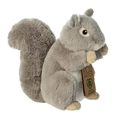 Eco Nation Pluchen knuffel - eekhoorn - 20,5 cm